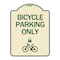 Signmission Bicycle Parking W/ Cycle and LockHeavy-Gauge Aluminum Architectural Sign, 24" x 18", TG-1824-24321 A-DES-TG-1824-24321 - alternate 1
